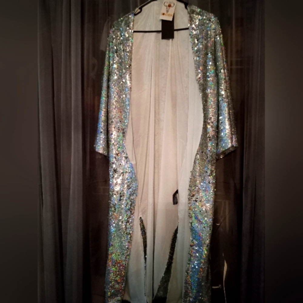 Sequin Duster Long